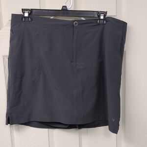 White Sierra Black Active Skort